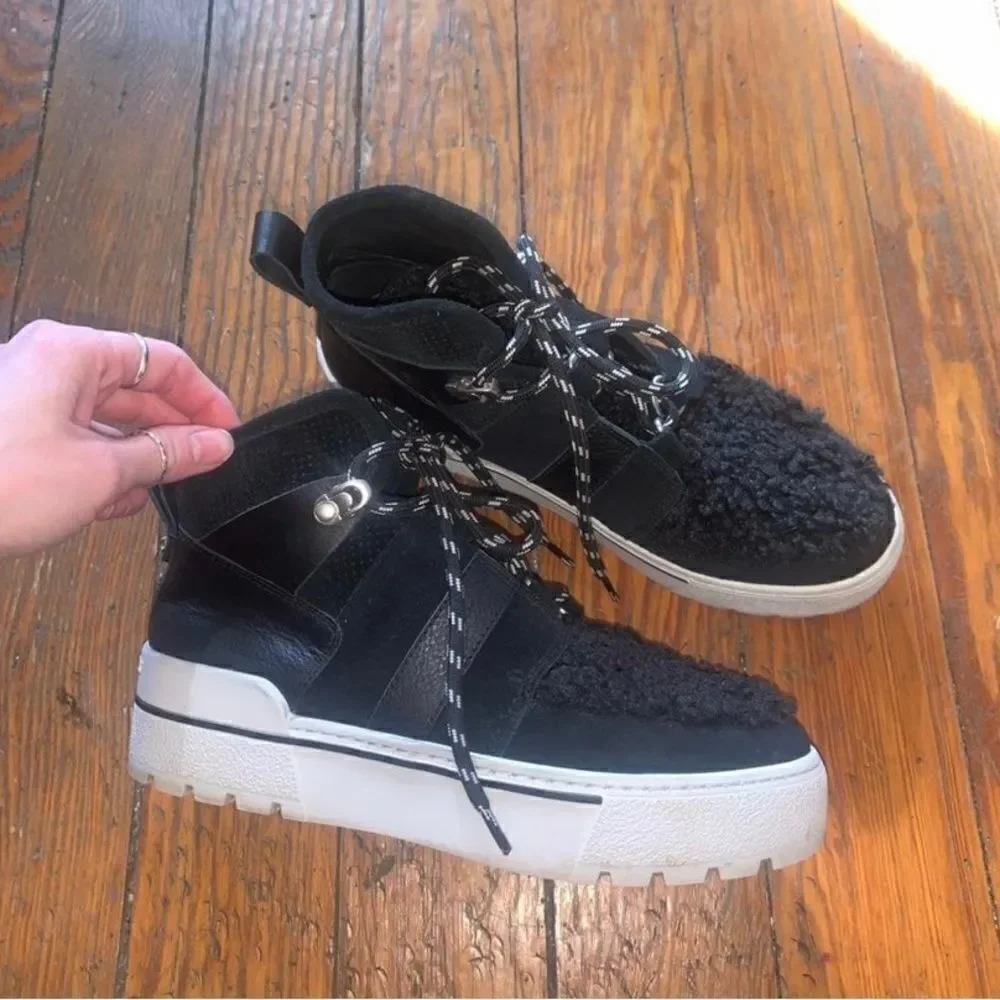 J Slides Platform High Top Sneakers Anthropologie 6